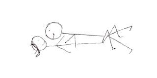 Images of stick figures having sex
